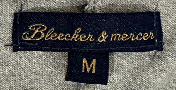 *BLEECKER & MERCER* (GREY) MEN’S SPLIT TAIL RIPPED FANCY TEE