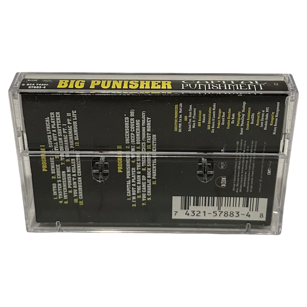 •BIG PUNISHER - CAPITAL PUNISHMENT• ~1998 OG CANADIAN PRESSINGS~ (CD & CASSETTE TAPE)