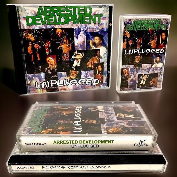 •ARRESTED DEVELOPMENT- UNPLUGGED• (1993) (CASSETTE & CD AVAILABLE) (ORIGINAL PRESSINGS)