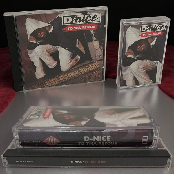 •D-NICE - TO THA RESCUE• ~1991 OG PRESSINGS~ (CD & CASSETTE TAPE)