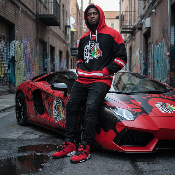 *THE NEXT ONE* JERSEY STYLE COTTON HOODIES (EMBROIDERED) (MULTI)