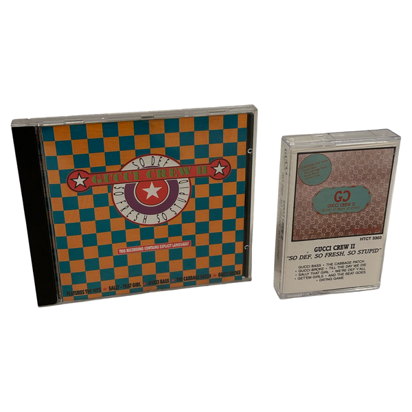 •GUCCI CREW II - “SO DEF, SO FRESH, SO STUPID”• ~1987 OG PRESSINGS~ (CD & CASSETTE TAPE)