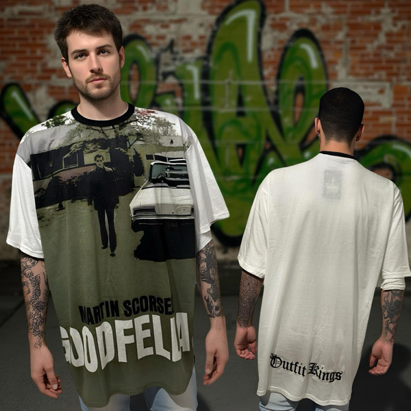 •GOODFELLAS - “HENRY”• Luxury big print tees (Cotton blends) (UP TO 5XL)