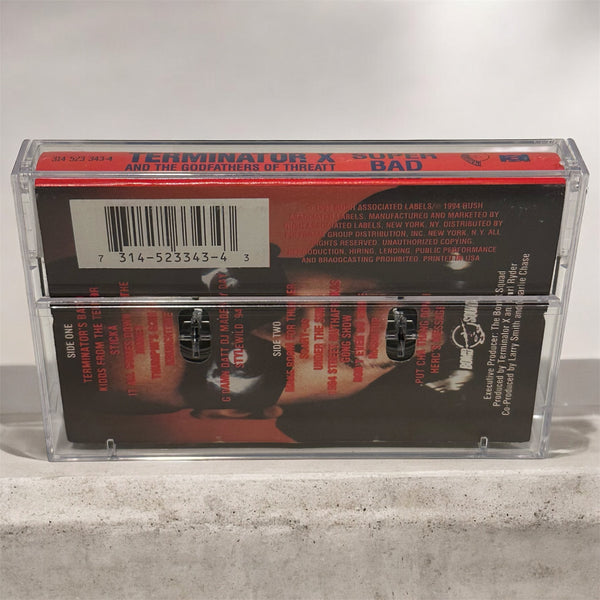 •TERMINATOR X AND THE GODFATHERS OF THREATT ~ SUPER BAD• ~1994 OG PRESSING~ (CASSETTE TAPE) (1)