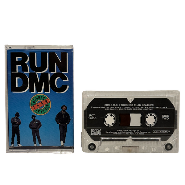 •RUN DMC - TOUGHER THAN LEATHER• ~1988 OG PRESSINGS~ (CD & CASSETTE TAPE)