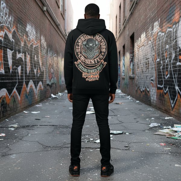^HEADRUSH^ (Black) ~Headrush Motors Chosen Few~ Zip Up Hoodies