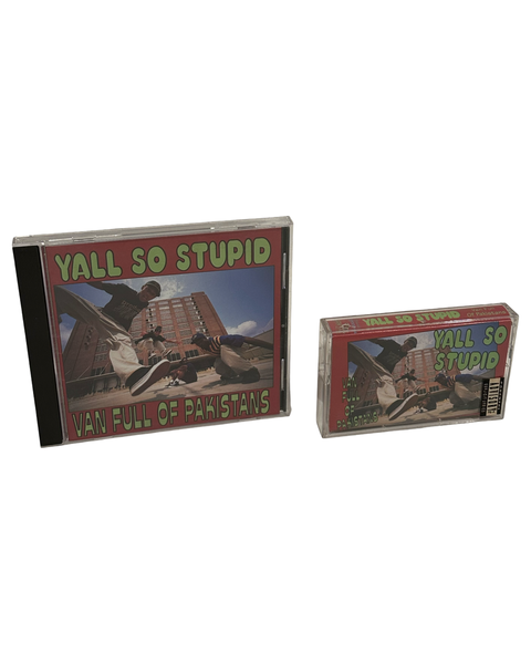 •YALL SO STUPID - A VAN FULL OF PAKISTANS• ~1993 OG PROMO PRESSINGS~ (CD & CASSETTE TAPE) (HOLE PUNCH OUTS)