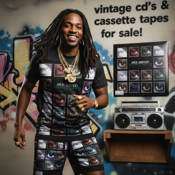 •ERICK SERMON - DOUBLE OR NOTHING• ~1995 OG PRESSINGS~ (CD & CASSETTE TAPE)