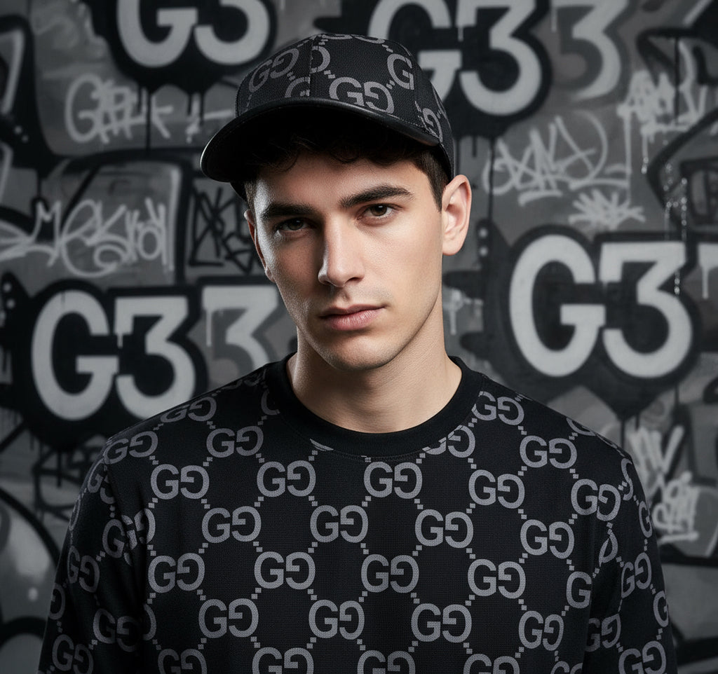 *LUXURY* ~Italian~ •curved beak hat• (adjustable strap) (soft shell)