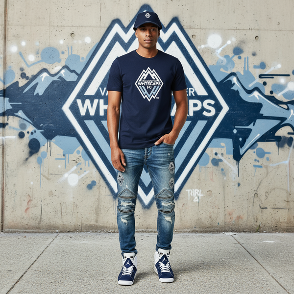 *Vancouver Whitecaps Football Club* curved beak strapback hat by Mitchell & Ness