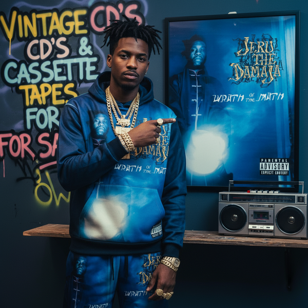 •JERU THE DAMAJA - WRATH OF THE MATH• ~1996 OG CANADIAN PRESSINGS~ (CD & CASSETTE TAPE)