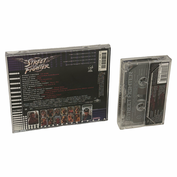 •STREET FIGHTER - SOUNDTRACK• ~1994 OG PRESSINGS~ (CD & CASSETTE TAPE)