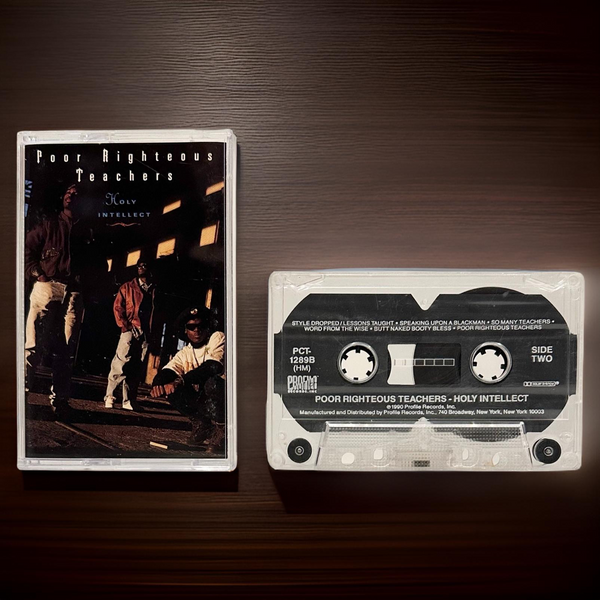 •POOR RIGHTEOUS TEACHERS - HOLY INTELLECT• ~1990 OG PRESSING~ (CASSETTE TAPE) (2)