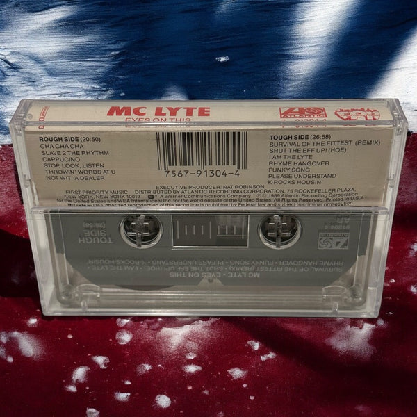 •MC LYTE ~ EYES ON THIS• ~1989 OG PRESSING~ (CASSETTE TAPE)