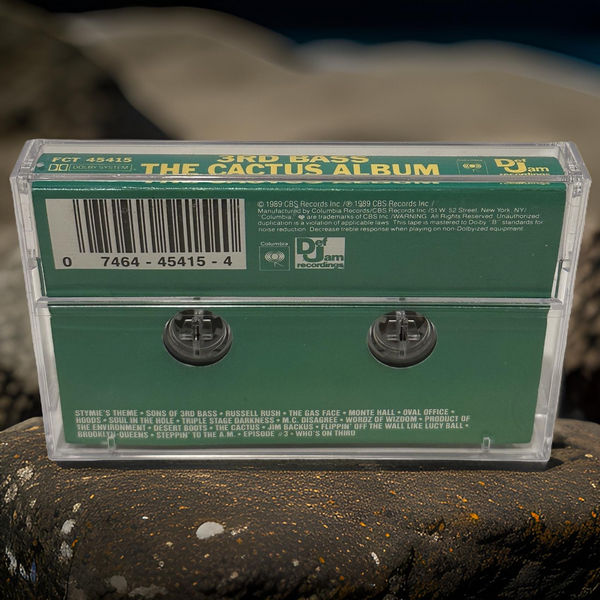 •3RD BASS ~ THE CACTUS ALBUM• ~1989 OG PRESSING~ (CASSETTE TAPE)