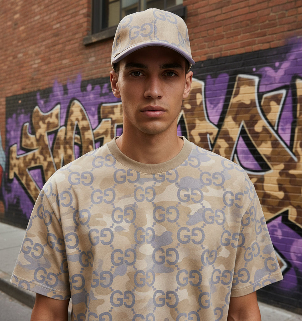 *LUXURY* ~Italian~ •curved beak hat• (adjustable strap)