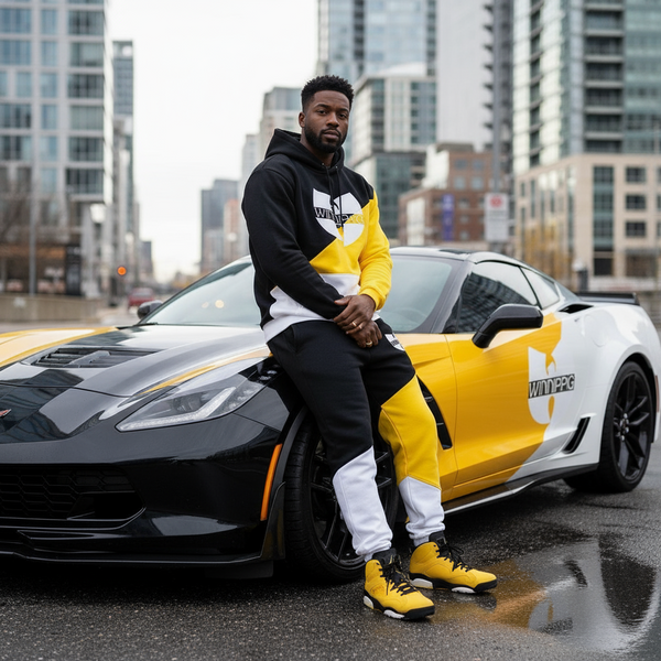 *WU-WINNIPEG* (3 TONE) JOGGER SWEATSUITS (EMBROIDERED LOGOS) (CUT & SEW)