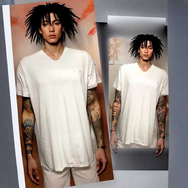 ^JORDAN CRAIG^ V-NECK SHORT SLEEVE POCKET T-SHIRT