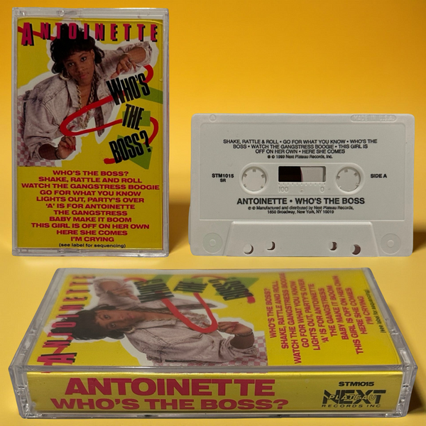 •ANTOINETTE - WHO’S THE BOSS?• ~1989 OG PRESSING~ (HTF CASSETTE TAPE)