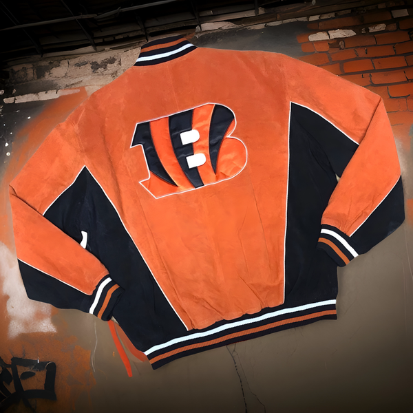 *CINCINNATI BENGALS* FULL LEATHER JACKET