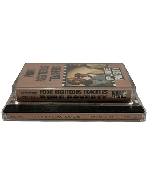 •POOR RIGHTEOUS TEACHERS - PURE POVERT• ~1991 OG PRESSINGS~ (CD & CASSETTE TAPE)