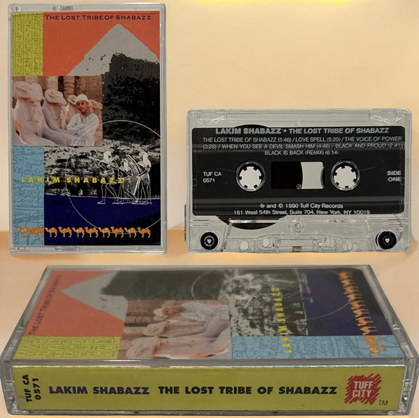 •LAKIM SHABAZZ - THE LOST TRIBE OF SHABAZZ• ~1990 OG PRESSING~ (CASSETTE TAPE)