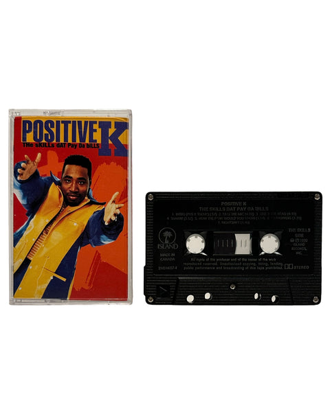 •POSITIVE K - THE SKILLS DAT PAY DA BILLS• ~1992 OG CANADIAN PRESSINGS~ (CD & CASSETTE TAPE)