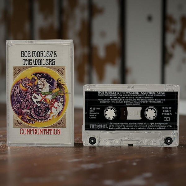 •BOB MARLEY & THE WAILERS - CONFRONTATION• ~1983 OG PRESSING~ (CASSETTE TAPE)