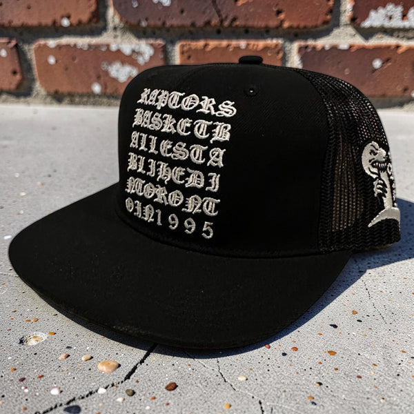*TORONTO RAPTORS* Trucker Mesh Style Snapback Hats by Mitchell & Ness (Rare Promo Sample)