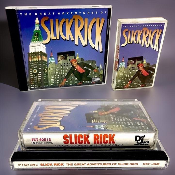 •SLICK RICK - THE GREAT ADVENTURES OF SLICK RICK• (1988) (CASSETTE & CD AVAILABLE) (ORIGINAL PRESSINGS)