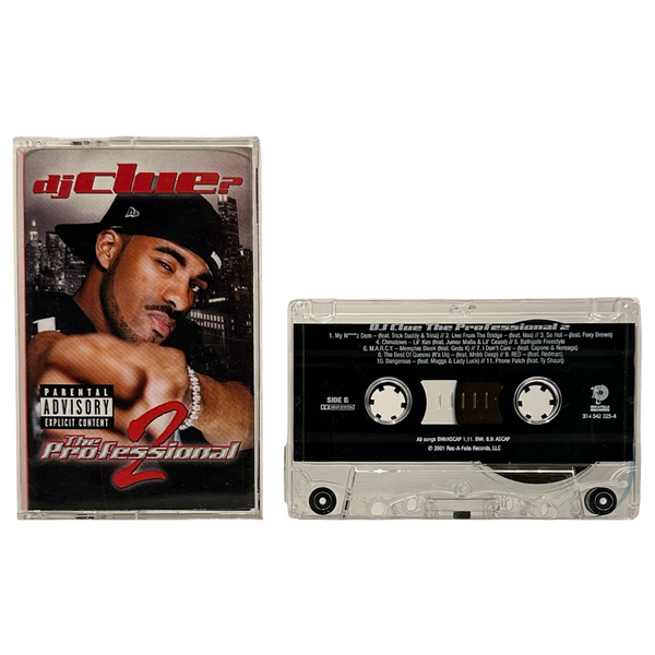 •DJ CLUE -THE PROFESSIONAL 2• ~2001 OG PRESSINGS~ (CD & CASSETTE TAPE)