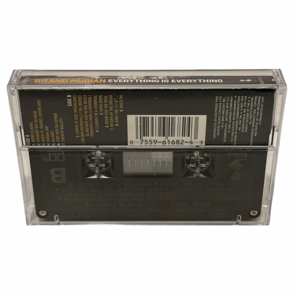 •BRAND NUBIAN - EVERYTHING IS EVERYTHING• ~1994 OG CANADIAN PRESSING~ (CASSETTE TAPE) (BLACK SHELL)
