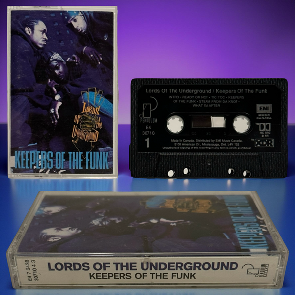 •LORDS OF THE UNDERGROUND - KEEPERS OF THE FUNK• ~1994 OG PRESSINGS~ (CASSETTE TAPE)