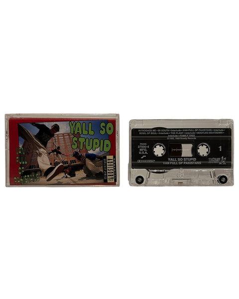 •YALL SO STUPID - A VAN FULL OF PAKISTANS• ~1993 OG PROMO PRESSING~ (CASSETTE TAPE)