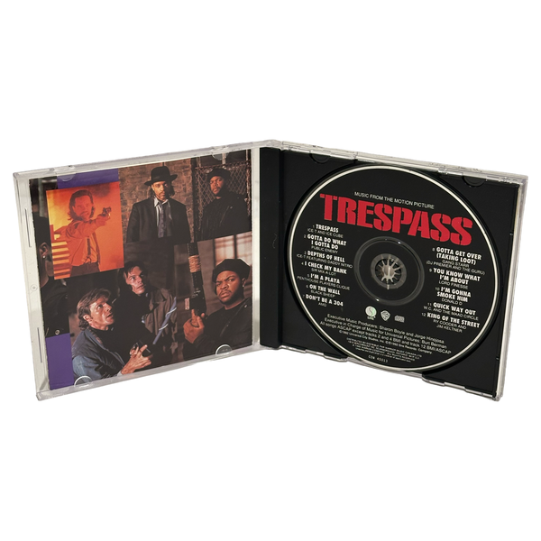 •TRESPASS - MUSIC FROM THE MOTION PICTURE• ~1992 OG PRESSINGS~ (CD & CASSETTE TAPE)