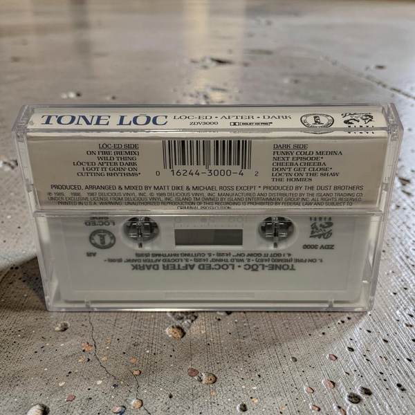 •TONE LOC ~ LOC-ED AFTER DARK• ~1989 OG PRESSING~ (CASSETTE TAPE) (2)