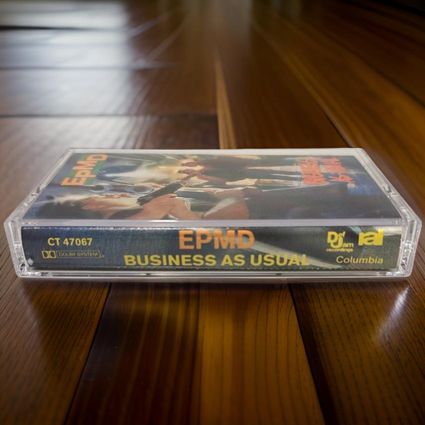 •EPMD - BUSINESS AS USUAL• ~1990 ORIGINAL PRESSING~ (CASSETTE TAPE) (1)