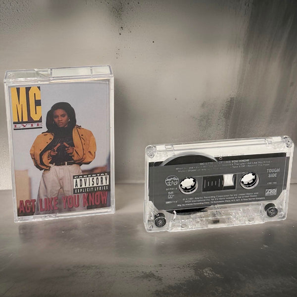 •MC LYTE ~ ACT LIKE YOU KNOW• (1991 OG PRESSING) (RARE PROMO COPY)