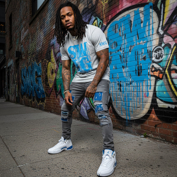 *SWAG* (GREY) SHORT SLEEVE T-SHIRT