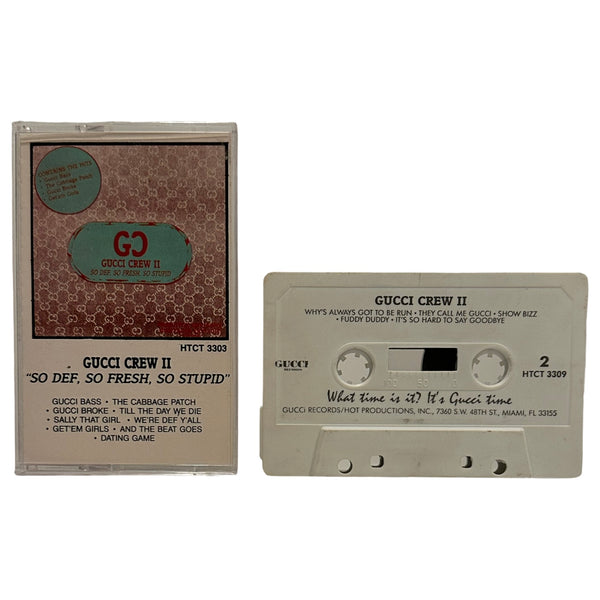 •GUCCI CREW II - “SO DEF, SO FRESH, SO STUPID”• ~1987 OG PRESSINGS~ (CD & CASSETTE TAPE)