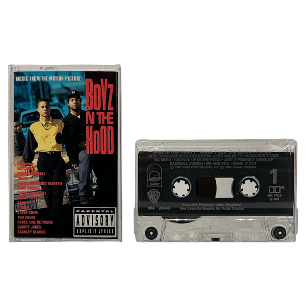 •BOYZ N THE HOOD - MUSIC FROM THE MOTION PICTURE• ~1991 OG CANADIAN PRESSING~ (CASSETTE TAPE)