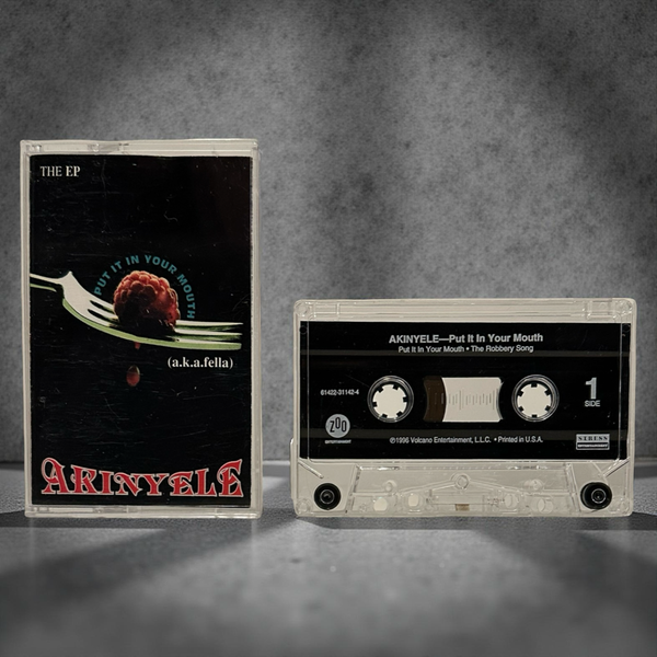 •AKINYELE - PUT IT IN YOUR MOUTH• ~1996 OG EP PRESSING~ (CASSETTE TAPE)