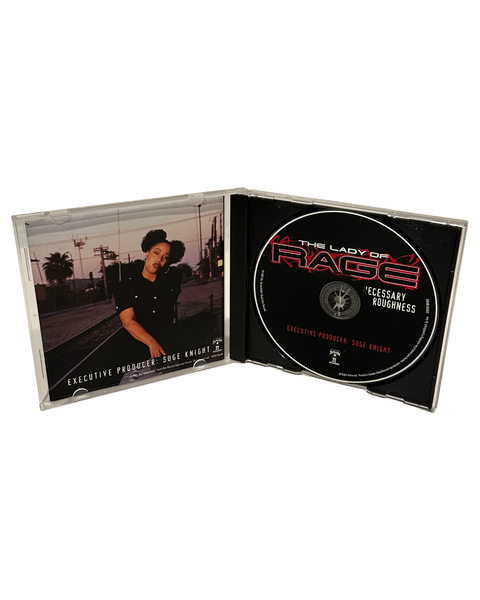 •THE LADY OF RAGE - NECESSARY ROUGHNESS• ~1997 OG CANADIAN PRESSINGS~ (CD & CASSETTE TAPE)