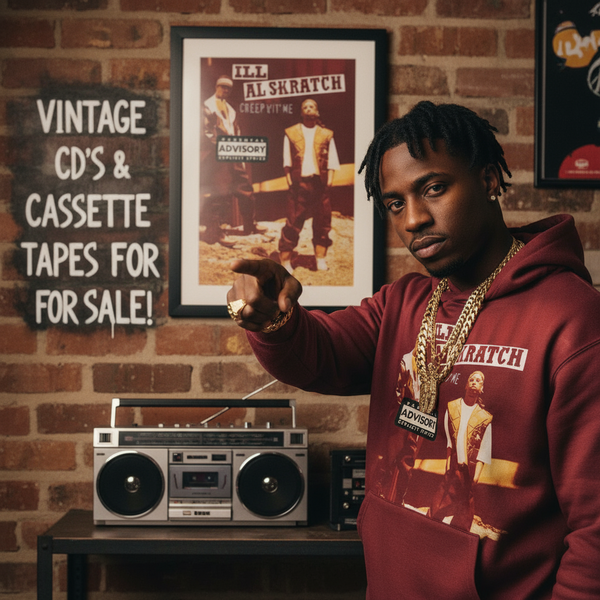 •ILL AL SKRATCH - CREEP WIT’ ME• ~1994 OG PRESSING~ (OG CASE WITH HYPE STICKER & CASSETTE TAPE)