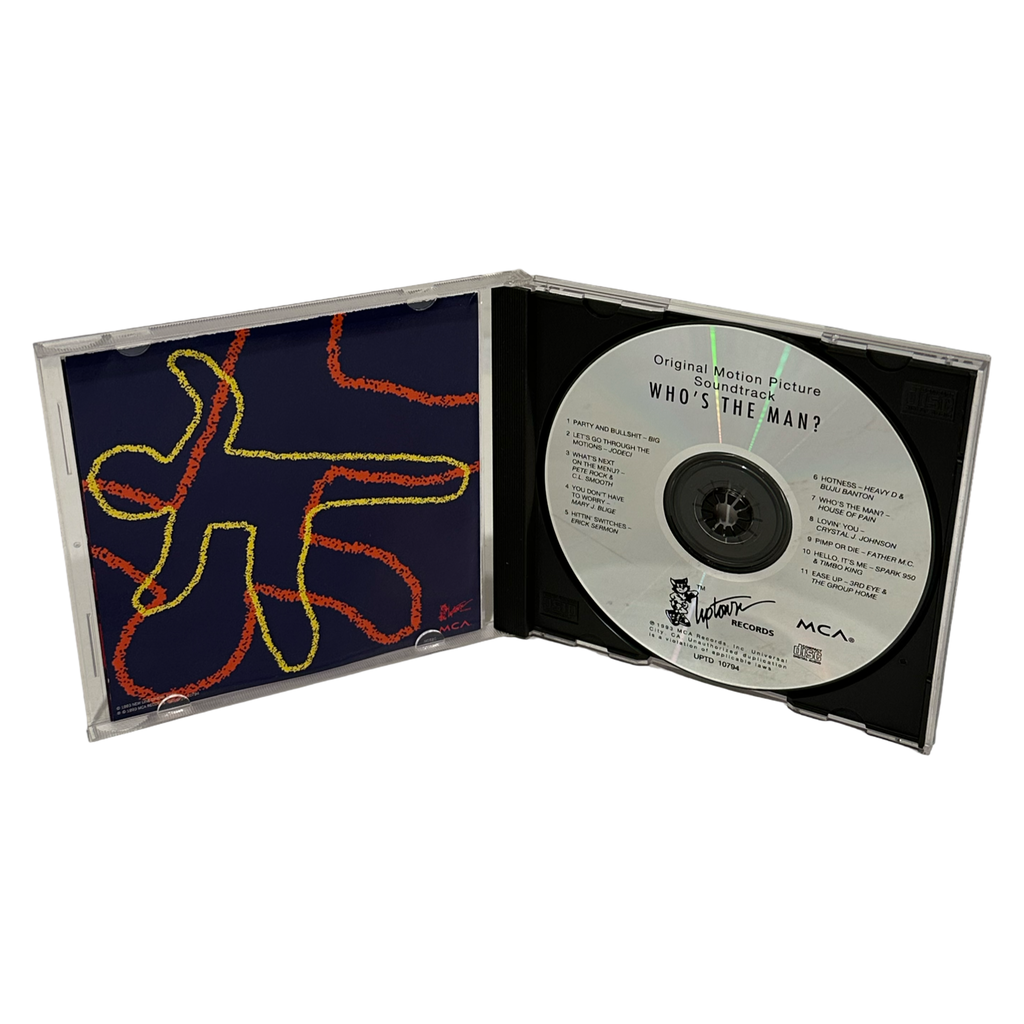 •WHO’S THE MAN? ~ ORIGINAL MOTION PICTURE SOUNDTRACK• ~1993 OG PRESSINGS~ (CD & CASSETTE TAPE)