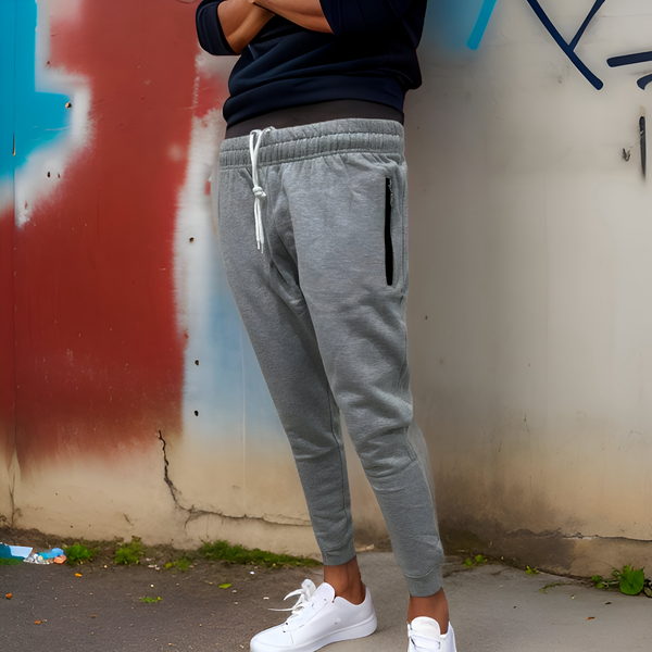 ^COTTON BEST^ (LIGHT GREY) JOGGER SWEATPANTS