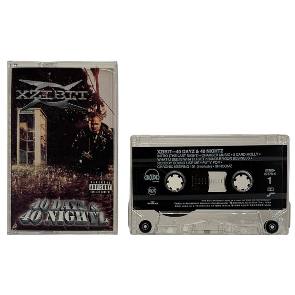 •XZIBIT - 40 DAYZ & 40 NIGHTZ• ~1998 OG PRESSINGS~ (CD & CASSETTE TAPE)