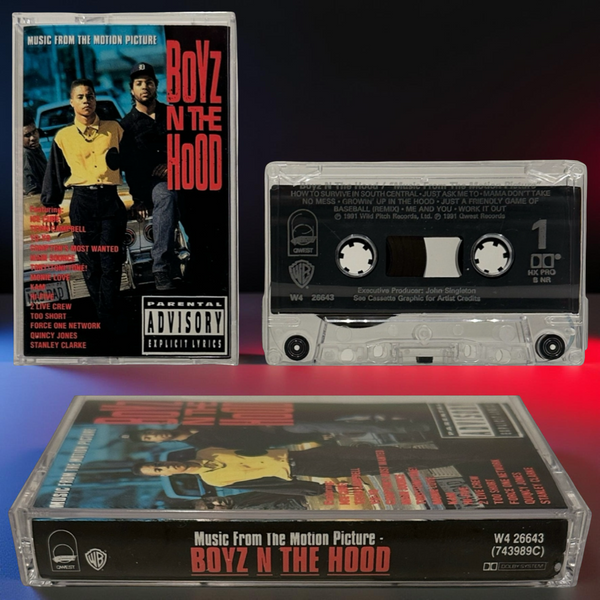 •BOYZ N THE HOOD - MUSIC FROM THE MOTION PICTURE• ~1991 OG CANADIAN PRESSING~ (CASSETTE TAPE)