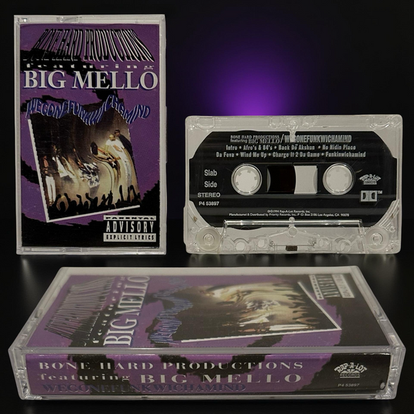 •BIG MELLO - WEGONEFUNKWICHAMIND• ~1994 OG PRESSING~ (CASSETTE TAPE)