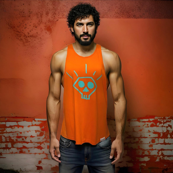 ^DIAMOND SUPPLY CO.^ (ORANGE) *DIAMOND* TANK TOPS